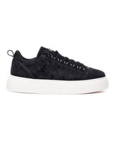 Scarpe Basse da Uomo Camouflage Nero con Corona