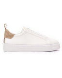 Bobe Suede Belted New Sneakers White Beige (2)