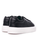 Rizz Lizz Genuine Leather Sneakers Shoes in Black (3)