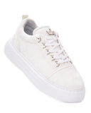 Men's Low Top Sneakers Crowned Designer Camo White (4)
