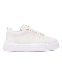 Men's Low Top Sneakers Crowned Designer Camo White