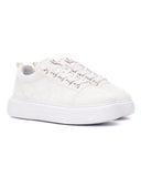 Men's Low Top Sneakers Crowned Designer Camo White (2)