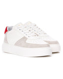 Moix Comfort Sports Sneakers in White-Red (3)