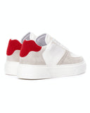 Moix Comfort Sports Sneakers in White-Red (4)
