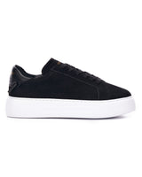 Node High Street Kadın Süet Serisi Siyah Renk Sneaker