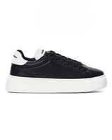 Kadın Beyaz Chunky Tabanlı Siyah Sneaker