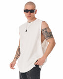 Urban Style Sleeveless Plain T-shirt (8)