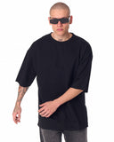 3D Embroidered Martin Valen Signature Black Oversized T-Shirt (6)