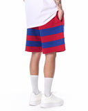 Men's Who Forgets Will Heal Fleece Sport Shorts Red (3)