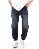 Washed Jeans with Ankle Fasteners (5)