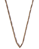Gold Color Thin Stainless Steel Chain Necklace (2)