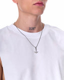 Anchor Figure Stainless Steel Necklace (3)
