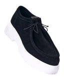 Men's Comfort High Sole Genuine Leather Loafers in Black (4)