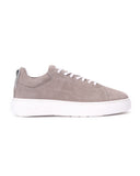 SOSi Genuine Leather Casual Sneakers in Smoke Grey for Men