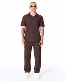 Breeze Fit Men's Tracksuit in Brown