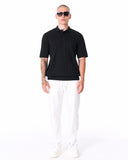 Men's Old Money Oversized T-shirt in Black (9)