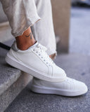Men's Casual Sneakers Iconic White-Grey (2)