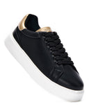 Men's Casual Sneakers Iconic Black-Gold (4)