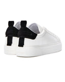 Bobe Suede Belted New Sneakers White Black (3)