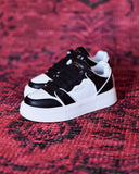 Men's Bicolor High Sneakers in Black-White (6)