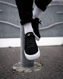 Bobe Suede Belted New Sneakers Black White (10)