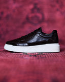 Men's Smart Casual Black Leather Shoes (5)