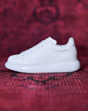 Balloon Sole Sneakers in White (6)