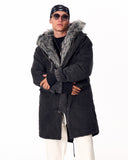 MV Premium Design Furry Coat In Black (2)