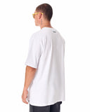 Men's Monkey Printed Oversized White T-shirt (3)