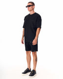Men's Full Black Short Tracksuit (2)