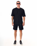 Men's Full Black Short Tracksuit