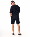 Men's Full Black Short Tracksuit (10)
