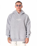 Up and Down Oversized Gray Hoodie