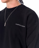 MV Basic Oversized Black Sweatshirt (3)