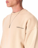 MV Basic Oversized Beige Sweatshirt (5)