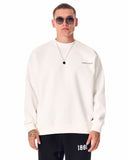 MV Basic Oversized White Sweatshirt
