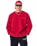 MV Basic Oversized Red Sweatshirt (6)