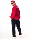MV Basic Oversized Red Sweatshirt (8)