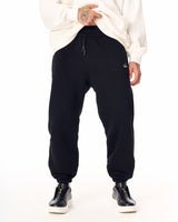 The Crown Oversized Black Jogger