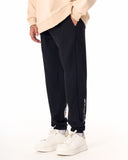 Graphic Printed Black Jogger For Men