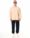 1881 Embroidered Oversized Beige Sweatshirt (7)