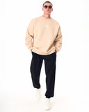 1881 Embroidered Oversized Beige Sweatshirt (8)