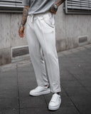 Men's Relax Fit Pants With Steel Chain Detail (2)