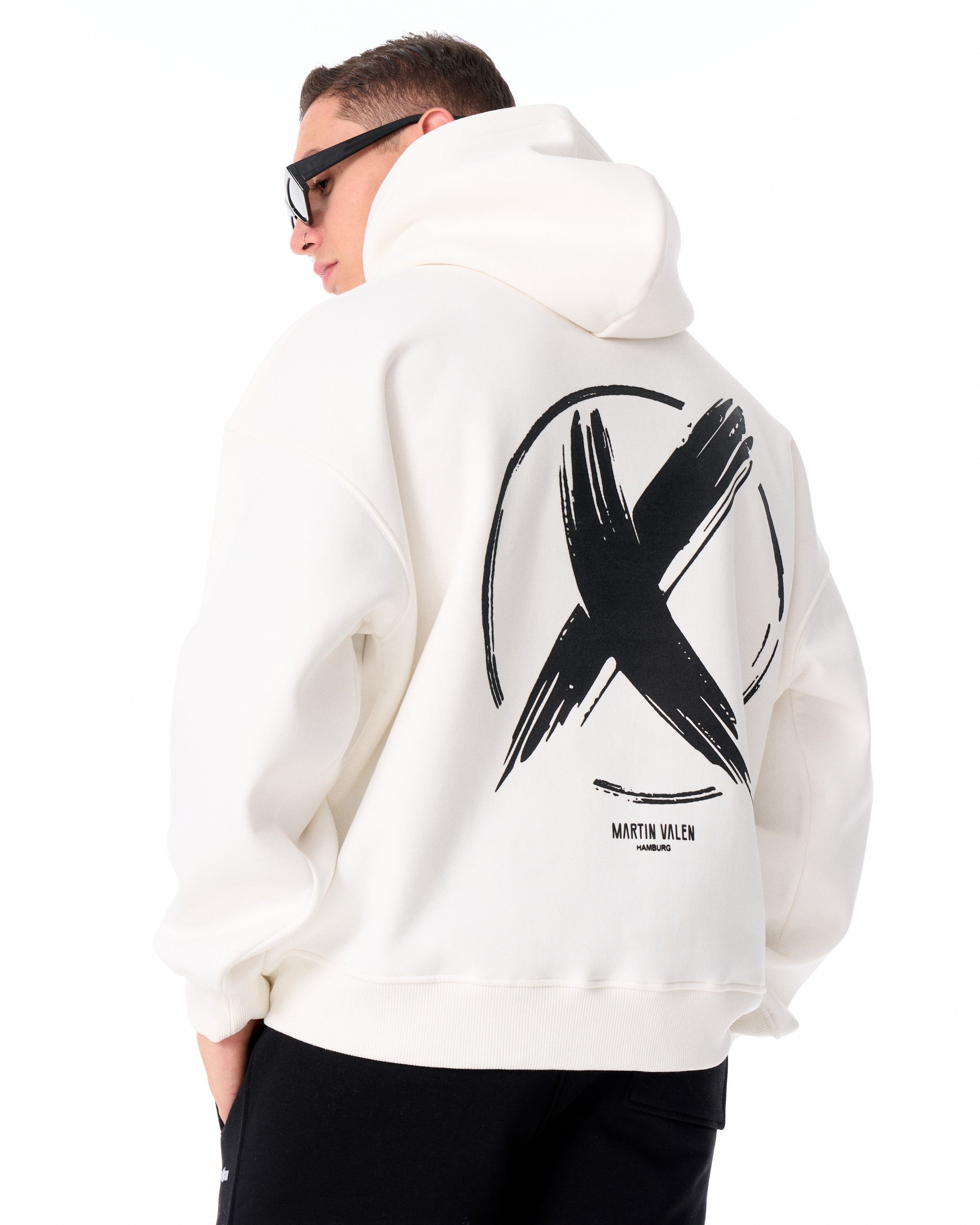 【新品未使用】ルイスドッグ Humble White Hoody Sサイズ Men's Oversized Hoodie X-Mark White | Martin Valen