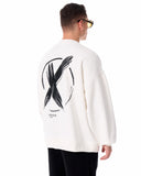 Men's Oversized Sweatshirt X-Mark White (4)