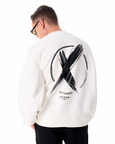 Men's Oversized Sweatshirt X-Mark White (8)