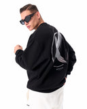 Men's Oversized Sweatshirt X-Mark Black (13)