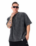 Streetwear Washed Gray Oversized T-shirt (7)