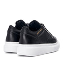 Women's Chunky Full Mesh Sneakers in Black and White (3)