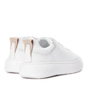 SOSi White Leather Casual Sneakers For Men (4)